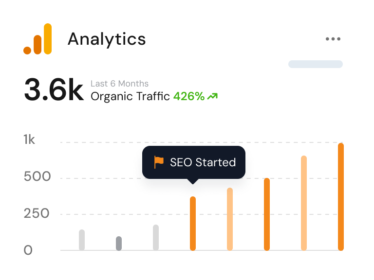 SEO Organic Traffic Increase Since the Marketing Campaign Started